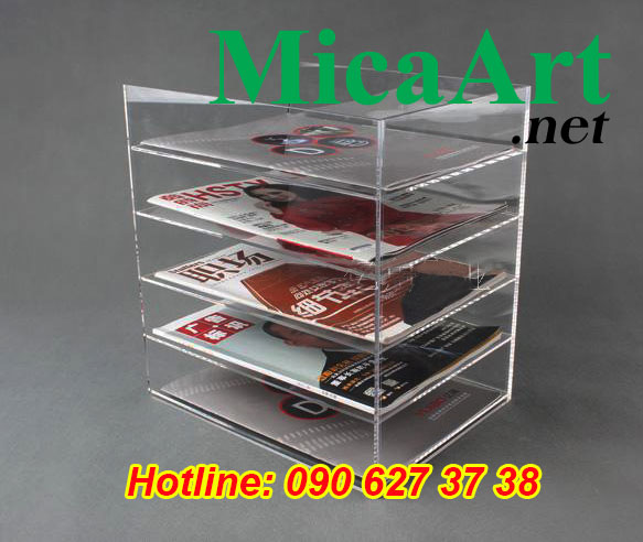 kệ mica trưng bày sản phẩm