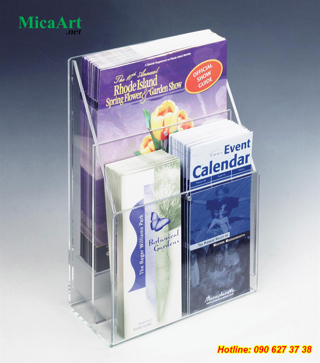 kệ mica trưng bày sản phẩm